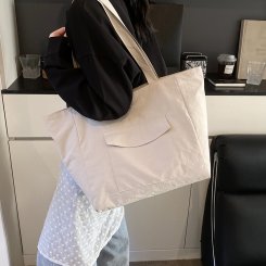トートバッグ キャンバスバッグ 鞄 レディース 大容量 大きめ たっぷり収納 手提げ 通勤バッグ 通学 軽量 軽い 2way バッグ（1ヶ）