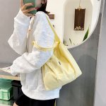 トートバッグ レディース ショルダーバッグ ナイロンバッグ ハンドバッグ バッグ 肩掛け おしゃれ 使いやすい バッグ 布袋（1ヶ）