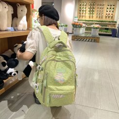 リュック 学生リュック 学生 女子 通学 ポケット 通学リュック リュックサック おしゃれ 可愛いリュック オシャレリュック おしゃれリュック（1ヶ）