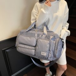 ボストンバッグ シューズ収納 修学旅行 大容量 スポーツバッグ トートバッグ レディース メンズ 2way 防水 修学 旅行 出張 運動 バッグ（1ヶ）