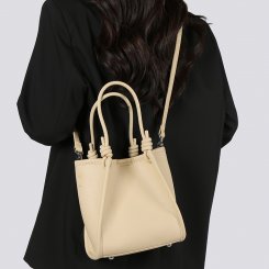 バケットバッグ 2way レディース バケットバッグ 2026年新作 韓国風デザイン PU素材 マグネット留め 通勤 お出かけ カジュアル シンプル 使いやすい（1ヶ）