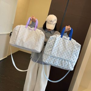 トラベルバッグ レディース・妊婦さん向け ハンドキャリーバッグ ノーキャスター ポリエステル製 大容量 軽量 通勤 1～3日短距離旅行 出産入院準備 多用途 持ち運び便利（1ヶ）