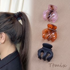 アクリルバンスクリップ ヘアアクセサリー 4.8×4.9cm（1ヶ）