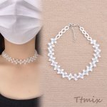 ガラスビーズネックレス（1連）