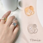 デザインリング 指輪 幅約15mm（1ヶ）