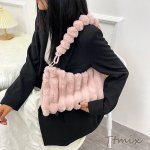 カバン ショルダーバッグ トートバッグ 手提げ 2wayバッグ 軽量 無地 ハンドバッグ ミニバッグ 可愛い ショルダーベルト付き 秋冬 レディース 人気 チェーン 鞄（1ヶ）