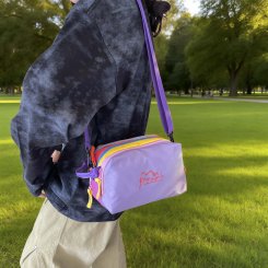 3way スポーツショルダーバッグ アウトドア 通勤 旅行 多機能収納 ナイロン カラフル バイク風 おしゃれ コンパクト（1ヶ）