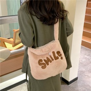トートバッグ レディース もこもこバッグ 3way 秋冬向け ふわふわ肌触り 通勤 通学 お出かけ プレゼント 可愛い コーデに合わせやすい（1ヶ）