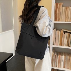 トートバッグ レディース 大容量 ショルダーバッグ キャンバス 軽量 通勤 通学 旅行用 シンプル お洒落 使いやすい（1ヶ）
