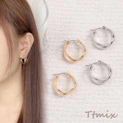 デザインチタンピアス フープピアス 20×22mm（2ヶ）