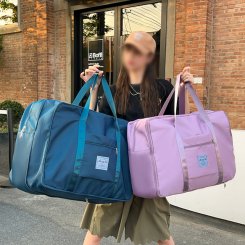 旅行バッグ 旅行バック ボストンバッグ 子供 旅行かばん カバン 男女兼用 底敷き 子ども 修学旅行 小学生 中学生 スポーツ かわいい ポケット 宿泊学習 野外活動 旅行 ジム ヨガ ゴルフ 入院 部活 軽量 大容量１-2泊（1ヶ）