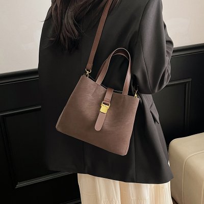 トートバッグ レディース 大容量バッグ PU素材 通勤 旅行 シンプルデザイン お洒落 多機能（1ヶ）