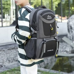 登山リュック 登山バッグ リュック バックパック 登山リュック メンズ レディース 旅行バッグ スポーツ アウトドア 通勤 通学 撥水 軽量 大容量（1ヶ）