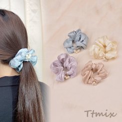 シュシュ ヘアアクセサリー 9cm（1ヶ）