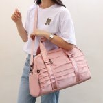 ボストンバッグ 修学旅行 トラベルバッグ 軽量 大容量 レディース メンズ 男女兼用 オシャレ 旅行バッグ シューズ収納 軽い ショルダーバッグ 出張 ジム スポーツ 3way 出張 運動（1ヶ）