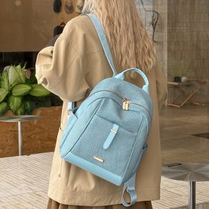 リュックサック 2026新作 大容量 リュック 通勤 旅行 レディース オックスフォード生地 レトロ シンプル 軽量（1ヶ）