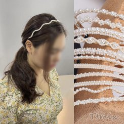 パールカチューシャ ヘアアクセサリー 全11種