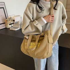 A4 大容量 2way トートバッグ レディース ショルダーバッハンドバッグ キャンバス ハンドバッグ ショルダー バッグ bag ランチバッグ マザーズバッグ 多収納 かわいい 軽量 シンプル おしゃれ（1ヶ）