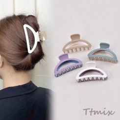 アクリル バンスクリップ ヘアアクセサリー 5×9cm（1ヶ）メール便不可