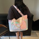 トートバッグ レディース a4 コーデュロイ 縦型 ポケット女性 軽い 大きめ やわらかめ 軽量 肩掛 通勤 通学 大学生 高校生 大容量 ショルダーバック（1ヶ）