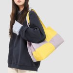 トートバッグ レディース 大容量 キャンバスバッグ 2way 仕切り付き 通勤 通学 ヨガ お洒落 日系 シンプル 文芸風（1ヶ）