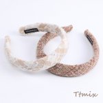 カチューシャ ヘアアクセサリー 幅約31mm（1ヶ）