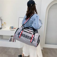 トラベルバッグ 男女兼用 3way ハンドバッグ 大容量 ノーラグ オックスフォード生地 ナイロン製 通勤 ジム 短期出張 お洒落 収納力抜群（1ヶ）