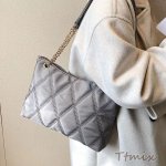 チェーンショルダーバッグ ひし形柄トートバック レディース 肩掛けバッグ ショルダーバッグ トートバッグ レディース 肩掛けバッグトートバッグ 韓国 （1ヶ）