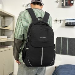 バックパック ビジネスパーソン リュックサック 軽量 通勤 通学 お洒落 ナイロン生地（1ヶ）