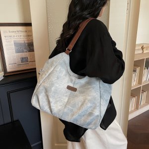 斜め掛けバッグ レディース トートバッグ 大容量 PU素材 通勤 通学 春の新作 お洒落 使いやすい（1ヶ）