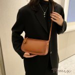 ショルダーバッグ 長さ調節可能 レディース 横 ワンショルダー 斜めかけ フ 多収納 ミニバッグ 肩掛け 無地 カジュアル かわいい 丈夫 通勤バッグ 通学 大学生 女性用（1ヶ）