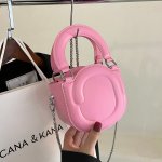 ミニバッグ ショルダーバッグ 斜め掛け 小さめ 大人 可愛い プチプラ レディース 大人 レトロ チェーン ママ 学生 通学 出勤 きれいめ シンプル パーティー 旅行お出かけ トレンド おしゃれ 韓国ファッン（1ヶ）