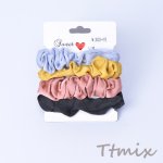 シュシュ ヘアアクセサリー（4個セット）