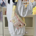 ボディバッグ レディース ウエストバッグ ウエストポーチ メンズ 大容量 斜めがけ 多機能 きれいめ シンプル 軽量 ボディバッグ（1ヶ）