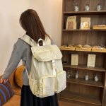 リュック リュックサック レディース 通勤 通学 おしゃれ リュック キャンバス バックパック 軽量 大容量 女の子 学生 中学生 高校生 鞄（1ヶ）