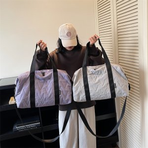 トートバッグ レディース 2way 大容量 オックスフォード 通勤 ジム 軽量 お洒落 菱目打ち（1ヶ）