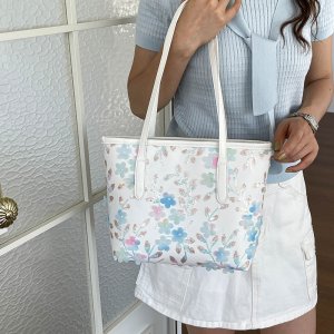 トートバッグ 2way レディース 大容量 通勤バッグ PUレザー 花柄 お洒落 日常使い 新作（1ヶ）