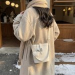 バケットバッグ レディース バケットバッグ 2way 斜めがけ アンダーアーム レトロ風 ソフトPU 春 新作 2026 通勤 お出かけ お洒落 可愛い（1ヶ）