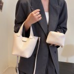 水桶バッグ レディース 2wayバッグ 子母包 サマー 通勤 お洒落 インスタ映え 軽量 多機能収納 プレゼント（1ヶ）