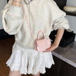 ショルダーバッグ レディース 斜めがけ 大人 軽量 2way トートバッグ 合皮 斜め掛け ミニ トートバッグ ショルダー 斜めがけバッグ 通勤バッグ （1ヶ）