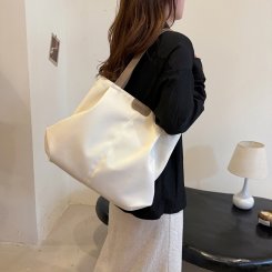 tote bag トートバッグ 手提げバッグ レディース ショルダーバッグ キャンバス ママ バッグ かわいい おしゃれ 無地 収納 ポケット 大人 エコバッグ（1ヶ）