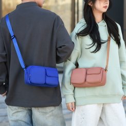 3way ショルダーバッグ レディース メッセンジャーバッグ 多ポケット オックスフォード素材 通勤 お出かけ 軽量 コンパクト 収納力抜群（1ヶ）