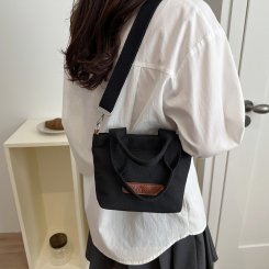 キャンバストートバッグ レディース 大容量トートバッグ 帆布 斜めがけ 2way 通勤 旅行 お洒落 使いやすい（1ヶ）