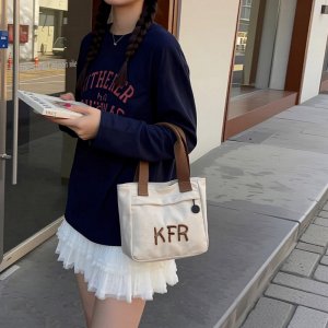 2way ショルダーバッグ トートバッグ レディース バケツバッグ 帆布 通勤 旅行 刺繍 お洒落 プレゼント（1ヶ）