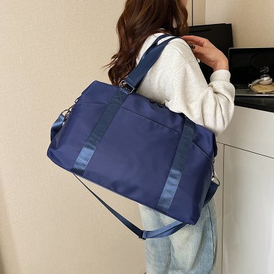 スポーツバッグ 運動・旅行用 収納バッグ 大容量 50L オックスフォード生地 ウェット＆ドライ仕切り キャリーバン対応 ジム 水泳 ヨガ マルチシーン対応 便利（1ヶ）