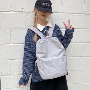 バックパック リュックサック 通勤 通学 登山 旅行 防撥水 軽量 ナイロン オックスフォード生地 シンプル おしゃれ レジャー（1ヶ）