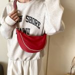 ショルダーバッグ ハーフムーン レディース 斜めがけバッグ ワンショルダーバッグ 軽量 旅行バッグ 旅行かばん ナイロン 通学 通勤 バック 旅行（1ヶ）