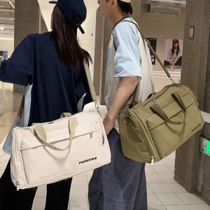 2way トートバッグ レディース ショルダーバッグ 大容量 軽量 防水 オックスフォード生地 短い旅行 出張 通勤 運動 便利（1ヶ）