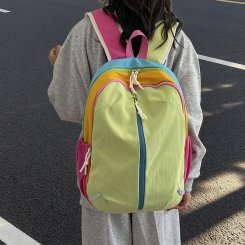 リュックサック 男女兼用 バックパック 防水 ナイロン生地 PC収納可 通勤 通学 登山 旅行 キャンプ 新型 耐磨耗 多用途（1ヶ）