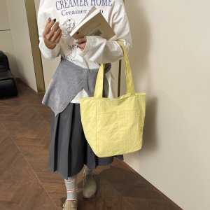 ショルダーバッグ レディース トートバッグ 防水 大容量 通勤 旅行 ナイロン お洒落 日系デザイン 使いやすい（1ヶ）